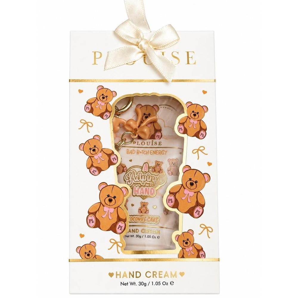 PLouise‎ A Helping Hand Coconut Cake Hand Cream 30g Teddy Bear Gift Set New